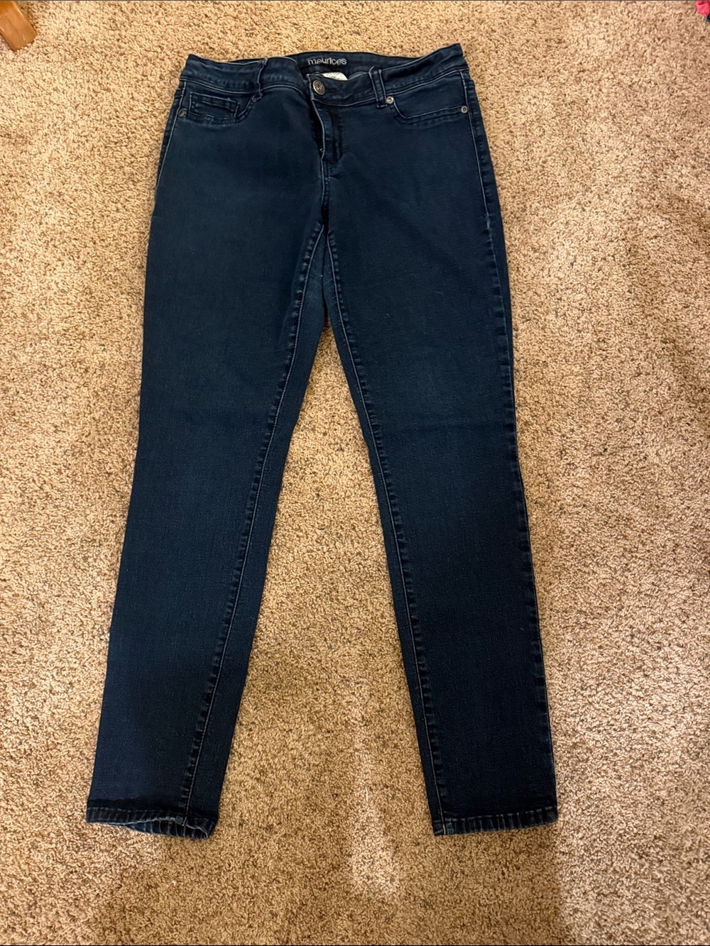 Maurices Dark Blue Skinny Jeans/Jeggings